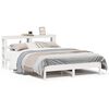 vidaXL Cadre de lit sans matelas blanc 140x200 cm bois de pin massif