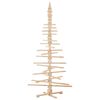 vidaXL Arbre de No&euml;l en bois pour d&eacute;coration 210 cm bois massif de pin