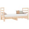 vidaXL Lit coulissant sans matelas 2x(90x190) cm
