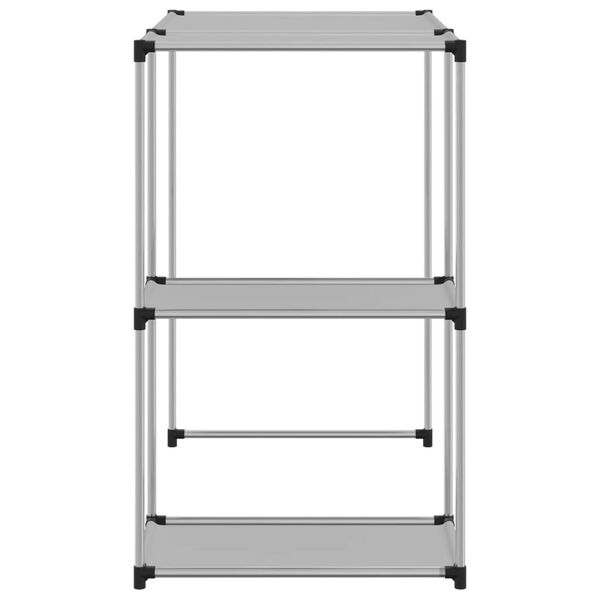 vidaXL Support de rangement sur la machine à laver Gris 87x55x90,5 cm