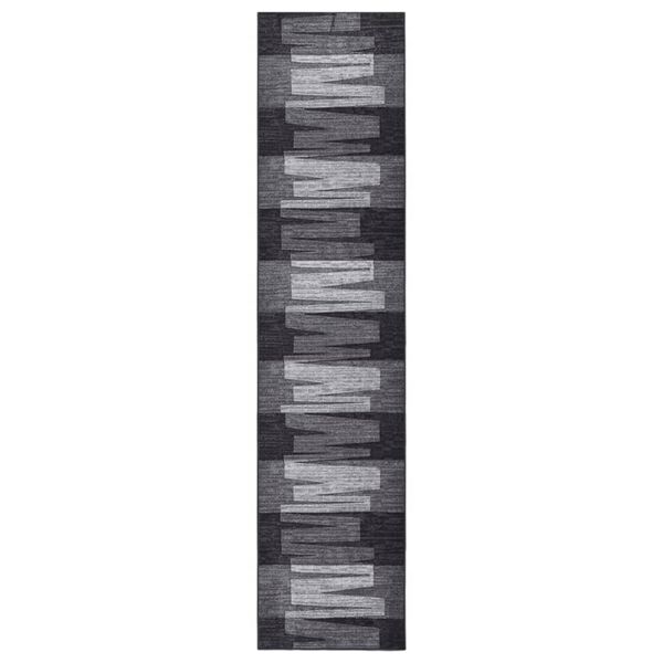 vidaXL Tapis de couloir antid&eacute;rapant Anthracite 67x300 cm