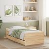 vidaXL Cadre de lit avec tiroirs sans matelas ch&ecirc;ne sonoma 90x200 cm
