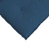 vidaXL Coussin de Dos Bleu 80 x 19 x 50 cm tissu