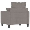 vidaXL Fauteuil Taupe 60 cm Tissu