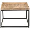 vidaXL Table basse 110x60x42 cm Bois de manguier brut