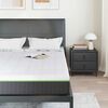 vidaXL Matelas Blanc et Gris 140 x 200 cm Tissu jacquard