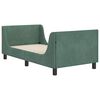 vidaXL Cadre de lit pour enfants avec t&ecirc;te de lit Vert Mer 80 x 160 cm