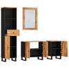 vidaXL Ensemble de meubles de salle de bain 4 pcs bois massif d'acacia