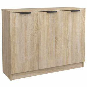 vidaXL Buffet Ch&ecirc;ne sonoma 90,5x30x70 cm Bois d'ing&eacute;nierie