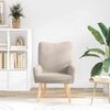 vidaXL fauteuil Gris clair 63 x 67 x 94 cm