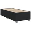vidaXL Sommier &agrave; lattes de lit avec matelas Noir 90x200 cm Similicuir