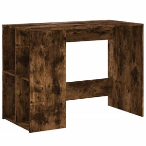 vidaXL Bureau ch&ecirc;ne fum&eacute; 102x50x75 cm bois d'ing&eacute;nierie