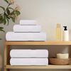 vidaXL Serviettes de douche FROGN 25 pcs blanc 70x140 cm 360 g/m&sup2;