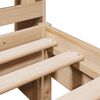 vidaXL Lit biblioth&egrave;que sans matelas 90x190 cm bois de pin massif