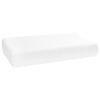 vidaXL Coussin de sommeil Uni Blanc 80 x 40 x 12,5 cm