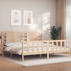 vidaXL Cadre de lit sans matelas 200x200 cm bois massif de pin