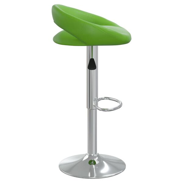 vidaXL Tabouret de bar Vert Similicuir