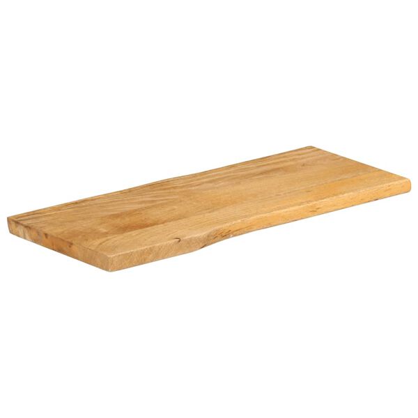 vidaXL Dessus de table 100x40x3,8 cm bord vivant bois massif manguier