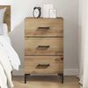 vidaXL Cabinet de chevet avec tiroir Ch&ecirc;ne artisanal 40 x 40 x 66 cm