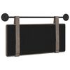 vidaXL T&ecirc;te de lit suspendue Montage mural Gris 80 cm PU antique