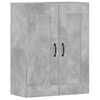 vidaXL Armoires murales 2 pcs gris b&eacute;ton bois d'ing&eacute;nierie
