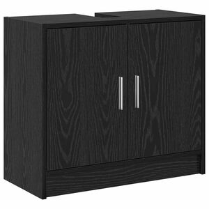vidaXL Cabinet de salle de bain Ch&ecirc;ne noir 63 x 29 x 55 cm