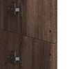 vidaXL Buffet haut ch&ecirc;ne marron 60x35x180 cm bois d'ing&eacute;nierie