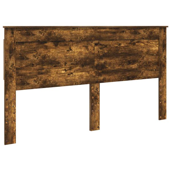 vidaXL T&ecirc;te de lit Ch&ecirc;ne fum&eacute; 200 cm Bois d'ing&eacute;nierie