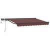 vidaXL Cadre de store manuel avec LEDs 3,5 x 2,5 m
