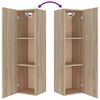 vidaXL Ensemble de meubles TV 8 pcs Ch&ecirc;ne sonoma Bois d'ing&eacute;nierie