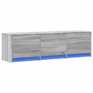 vidaXL Meuble TV Gris Sonoma Bois d'ing&eacute;nierie
