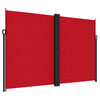 vidaXL Auvent latéral rétractable Rouge 220x1200 cm