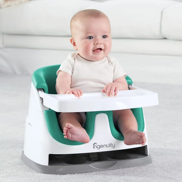 Ingenuity Si&egrave;ge d'appoint pour b&eacute;b&eacute; 2 en 1 Baby Base Ultramarin