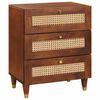 vidaXL Tables de chevet 50 x 33 x 62 cm Bois de mangue massif