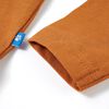 T-shirt enfants &agrave; manches longues ocre fonc&eacute; 116