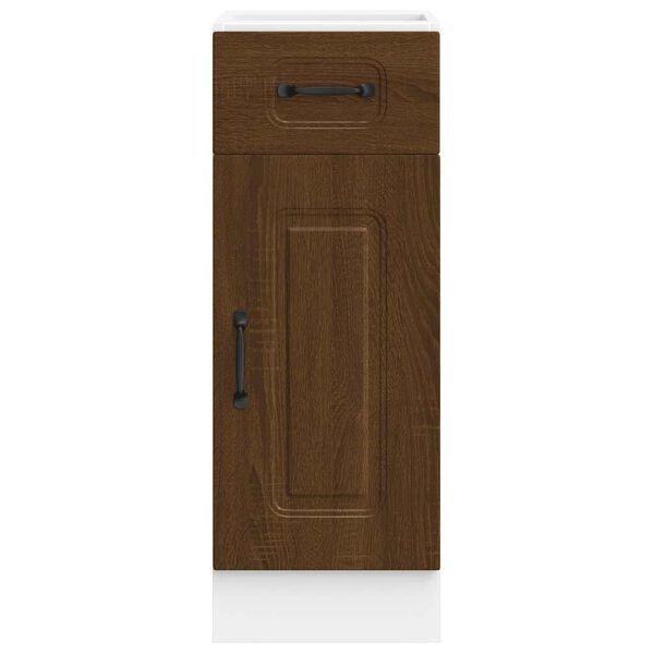 vidaXL Armoire de cuisine Kalmar ch&ecirc;ne marron bois d'ing&eacute;nierie