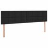 vidaXL Lit avec rangement et matelas avec matelas Noir 160 x 200 cm
