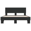 vidaXL Cadre de lit sans matelas noir 120x190 cm
