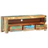 vidaXL Meuble TV 119x30x41 cm bois de r&eacute;cup&eacute;ration massif