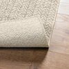 vidaXL Tapis ZIZUR cr&egrave;me 140x200 cm aspect de jute int&eacute;rieur ext&eacute;rieur