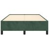 vidaXL Cadre de lit sans matelas vert fonc&eacute; 120x200 cm velours
