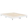 vidaXL Cadre de lit sans matelas blanc 140x190 cm bois d'ing&eacute;nierie