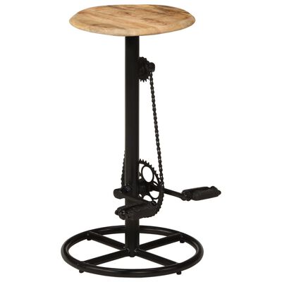 vidaXL Tabourets de bar lot de 2 bois de manguier massif