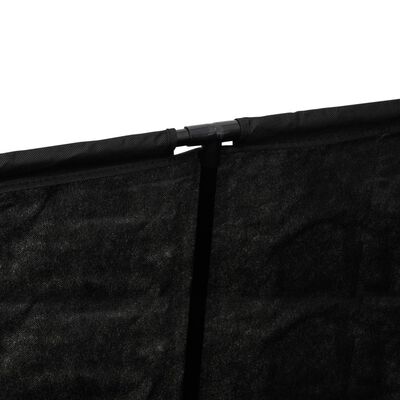 vidaXL Boîte de rangement noir 105x34,5x45 cm tissu
