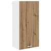 vidaXL Armoire suspendue Ch&ecirc;ne Artisan et Blanc 50 x 31 x 100 cm