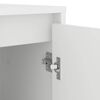 vidaXL Armoire pour machine &agrave; laver avec porte Blanc 87 x 60 x 89 cm