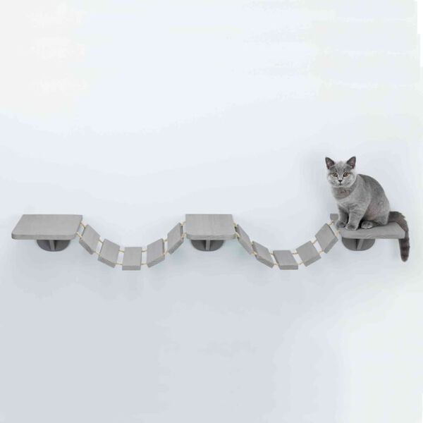 TRIXIE &Eacute;chelle d'escalade murale pour chats 150x30 cm Taupe