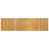 vidaXL Tapis rectangulaire naturel 80x300 cm bambou