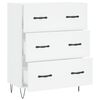 vidaXL Buffet blanc 69,5x34x90 cm bois d'ing&eacute;nierie