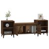vidaXL Meuble TV Ch&ecirc;ne marron 160x35x55 cm Bois d'ing&eacute;nierie